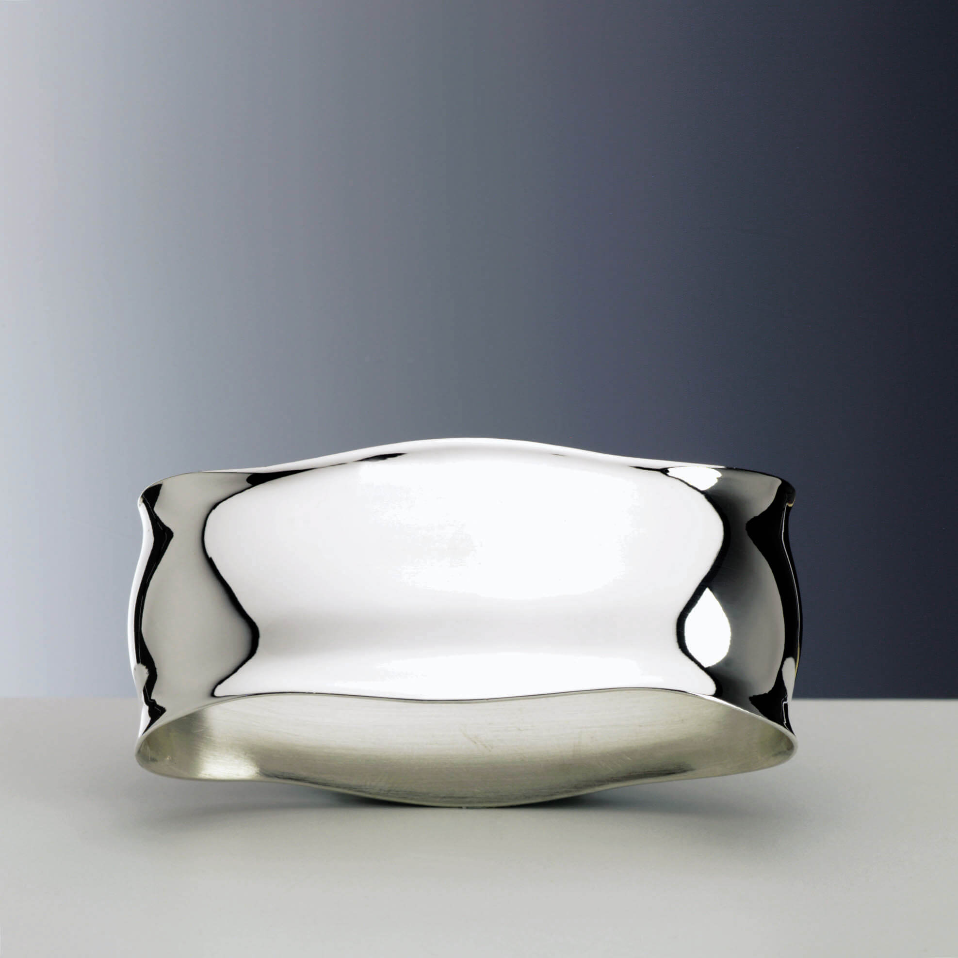 Strieborný krúžok na servítky Barock