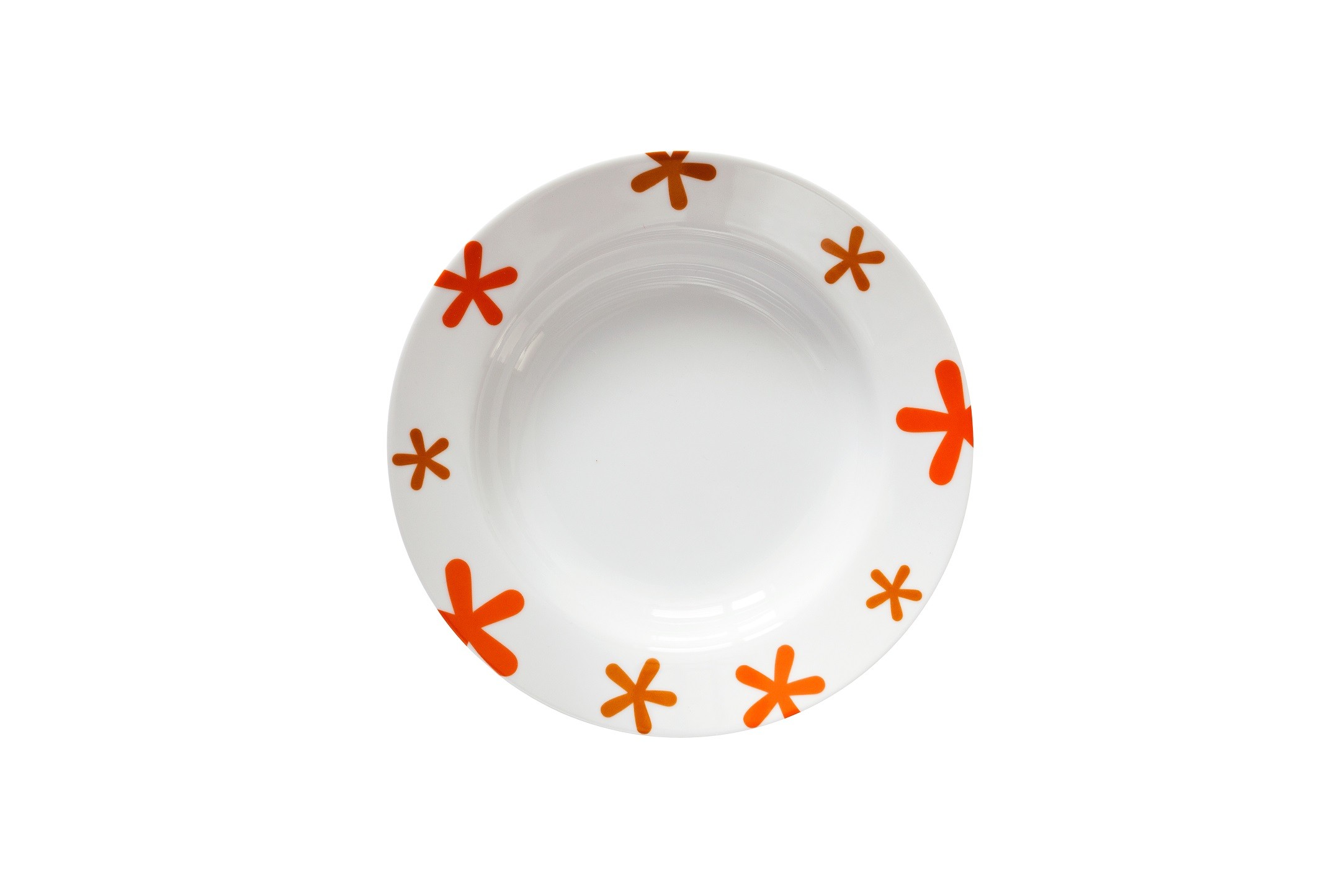 Tanier hlboký 23 cm, Floweret ORANGE