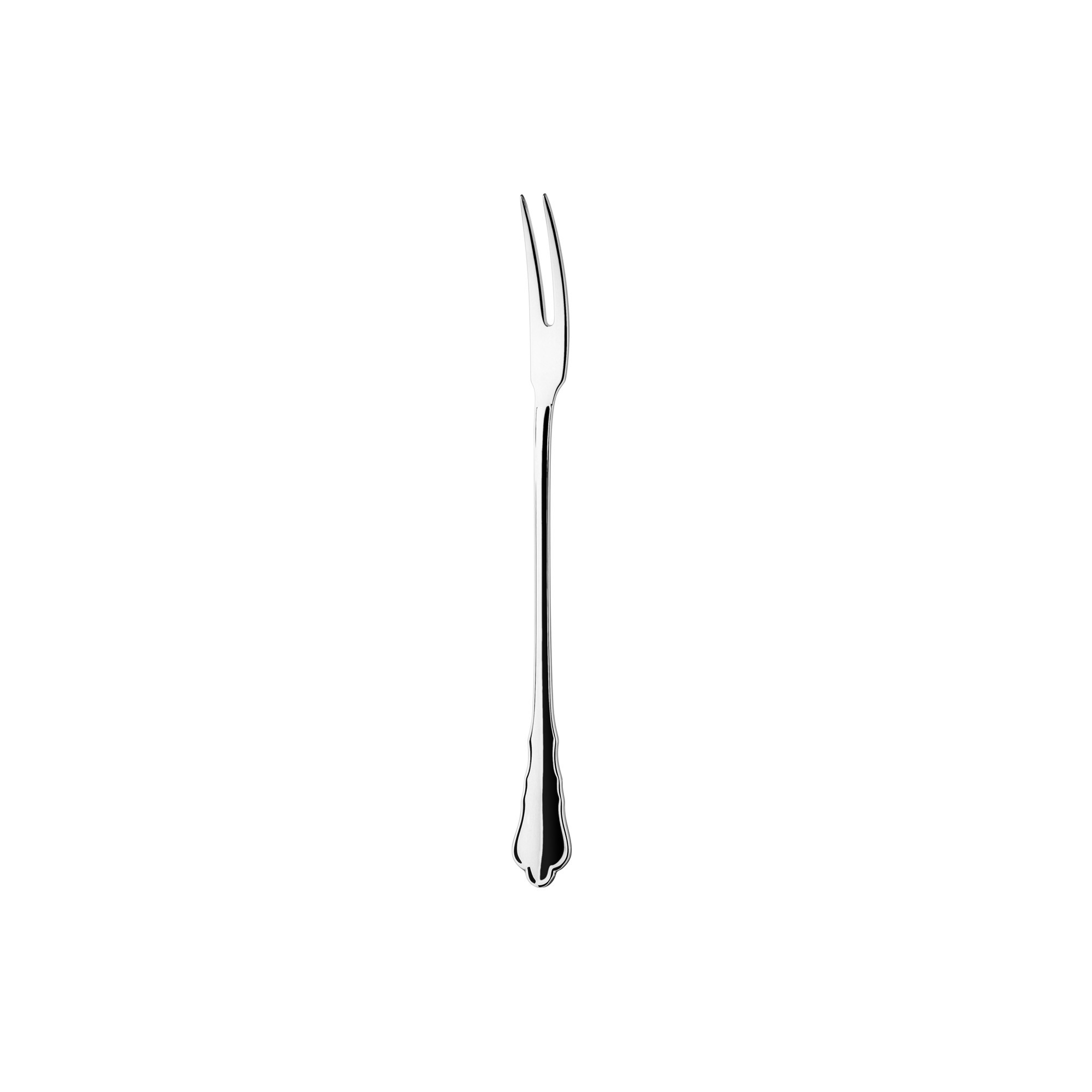 Silver carving fork - Menuett
