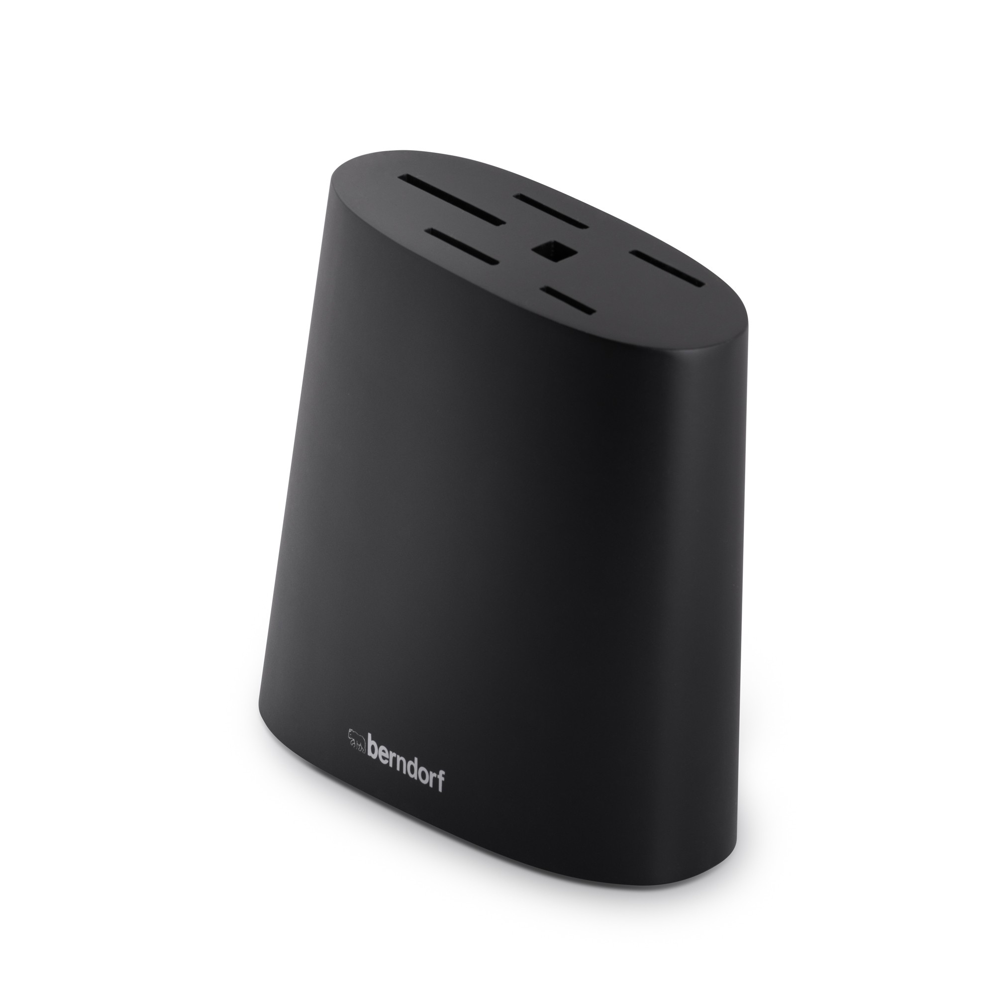 Wooden knife stand black Profi-Line Exclusive