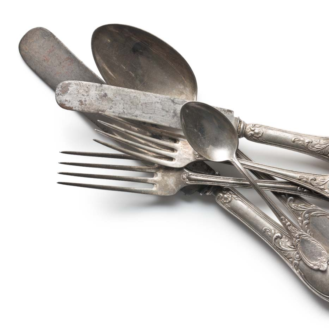 starostlivosť o&nbsp;strieborný príbor