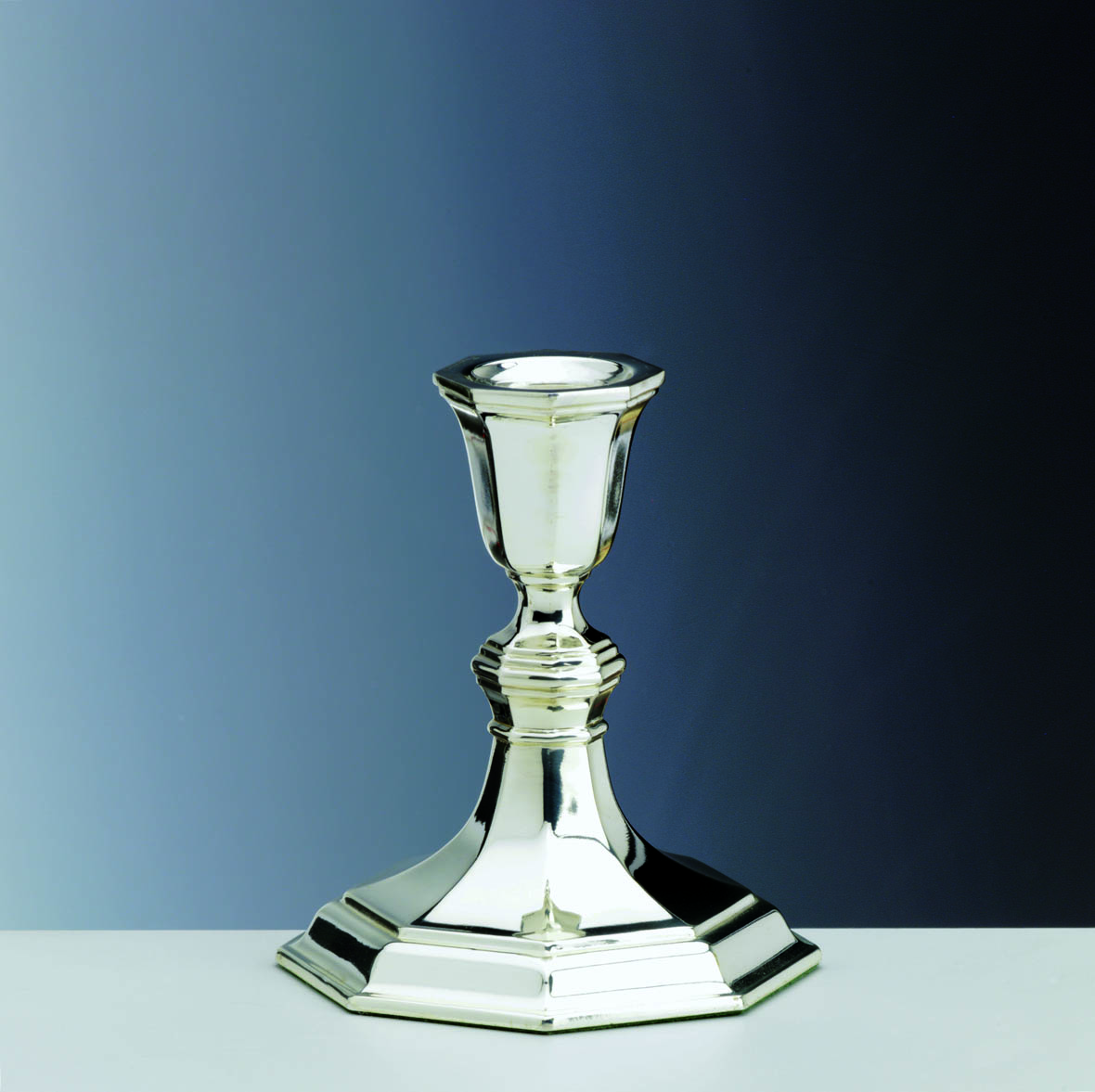 Strieborný svietnik 10 cm